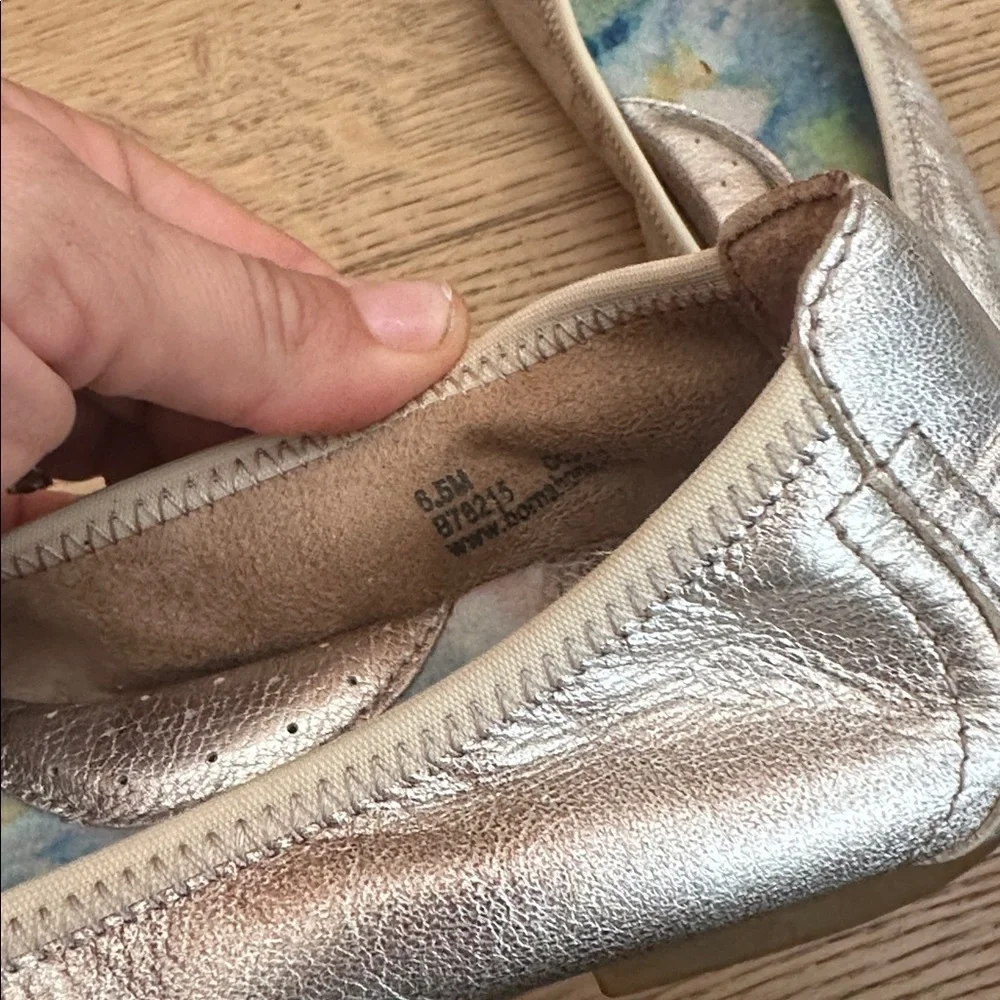 Born Metallic Ballet Flats 6.5 women’s